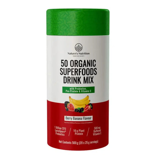 Natures Nutrition - 50 Organic Superfoods Drink Mix