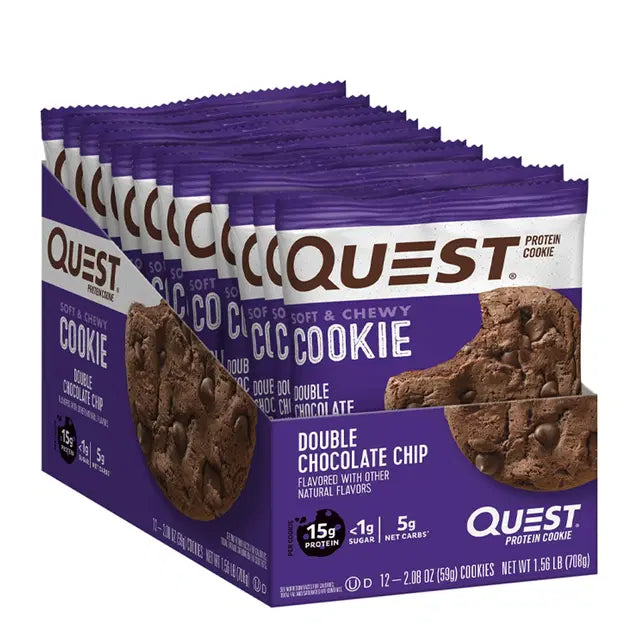 Quest Nutrition - كوكيز البروتين - علبة 12 قطعة